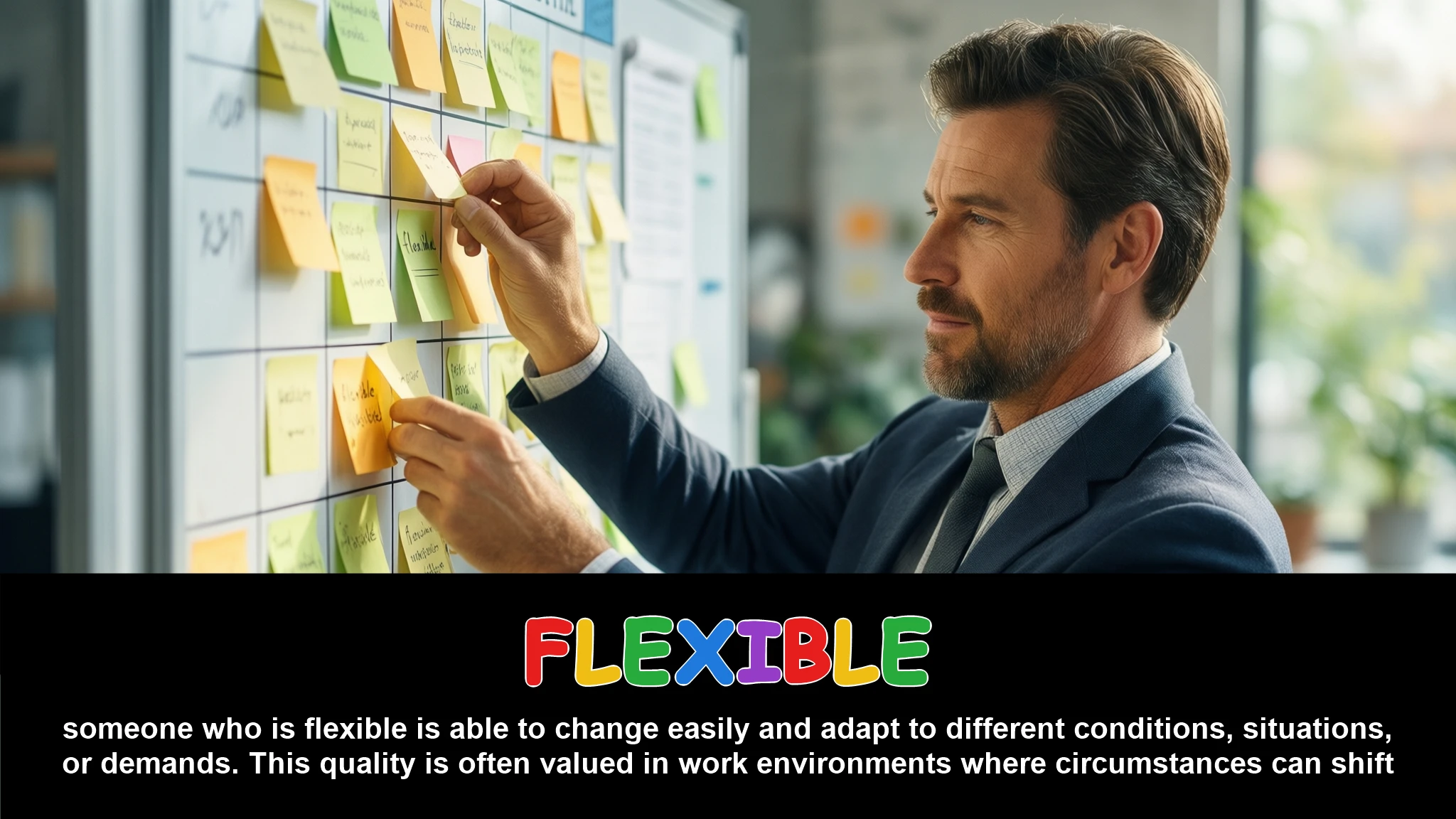 English Illustration for flexible